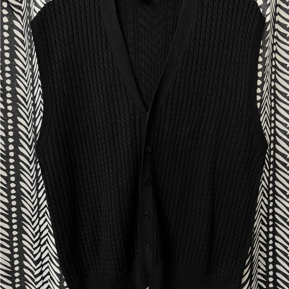 Tulliano Other - Men's Black Knitted Vest
